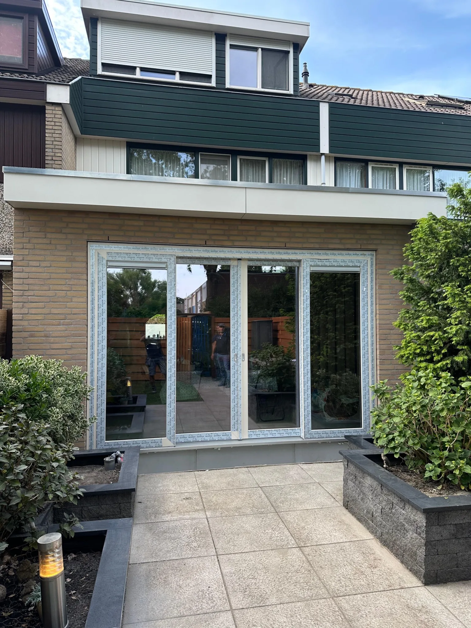Gereedgekomen uitbouw in Leiden